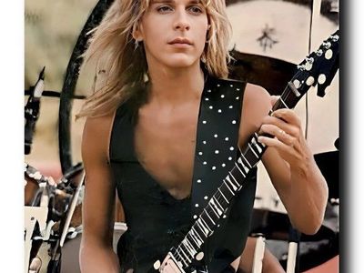 Randy Rhoads Flying V Polka Dot Poster Print 24x36 New