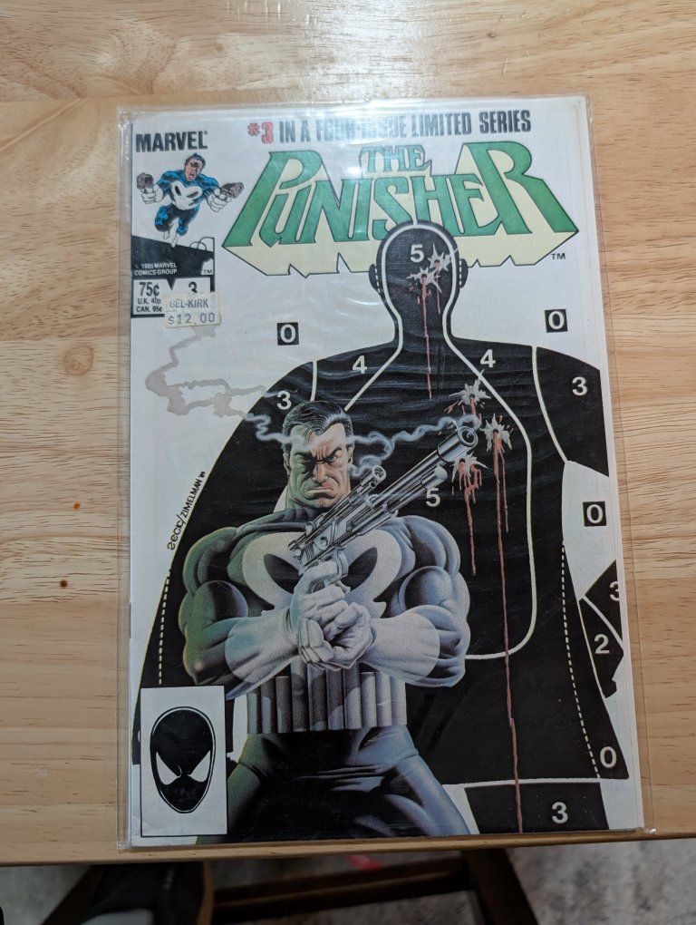 MARVEL COMICS BOOKS The Punisher March 1986 #3 In