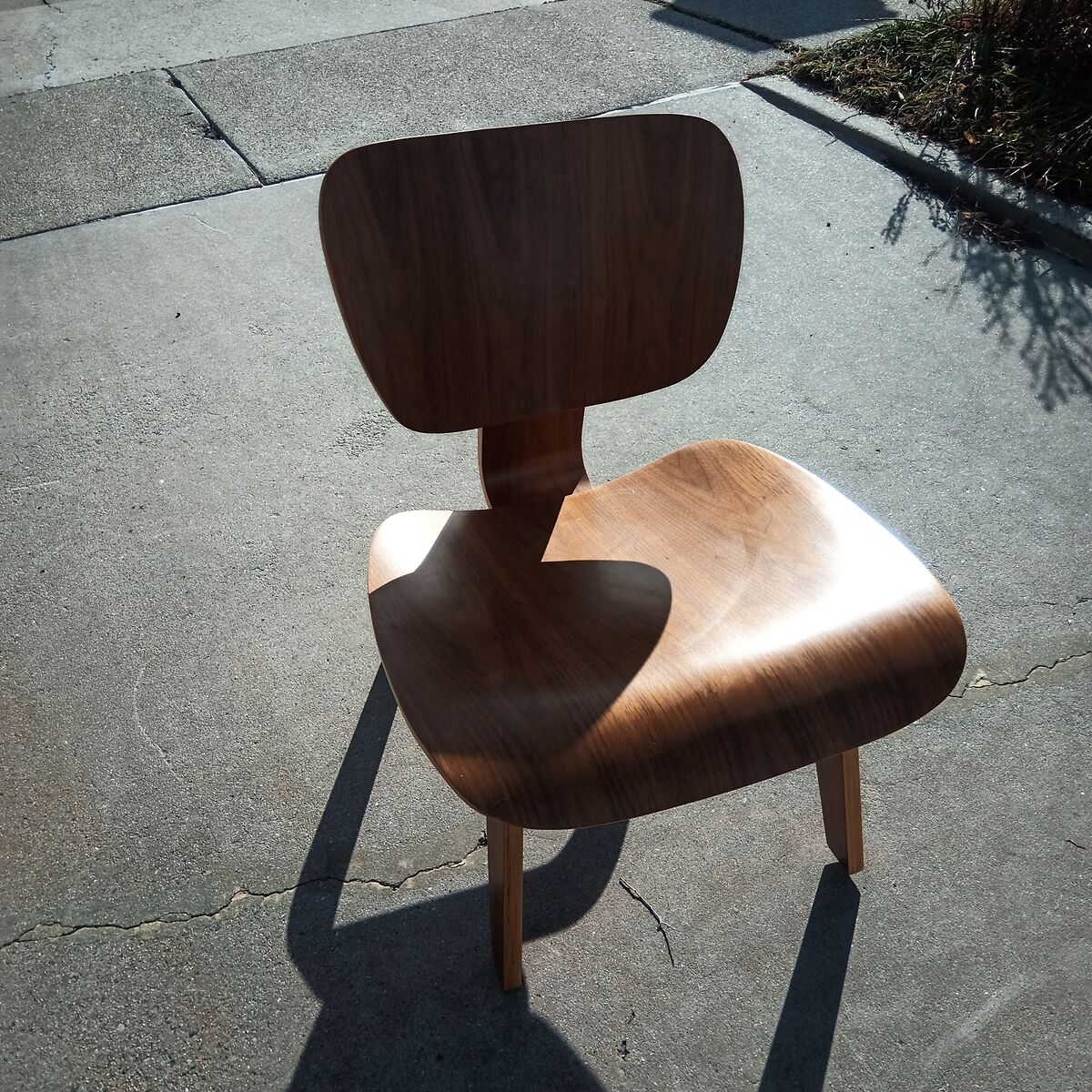 Reproduction Eames bent plywood chair