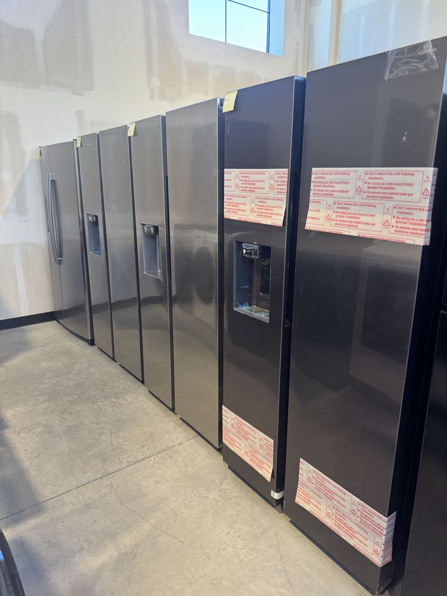 New Samsungs Side by Side Refrigerators