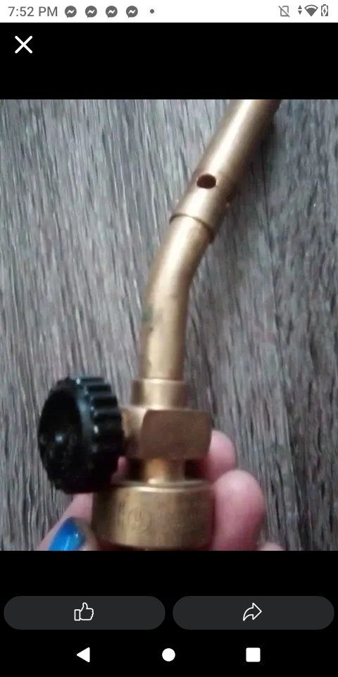 Brass Propane Torch Head