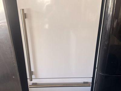 Forno White Bottom Freezer Refrigerator - Sleek Design, Total No Frost
