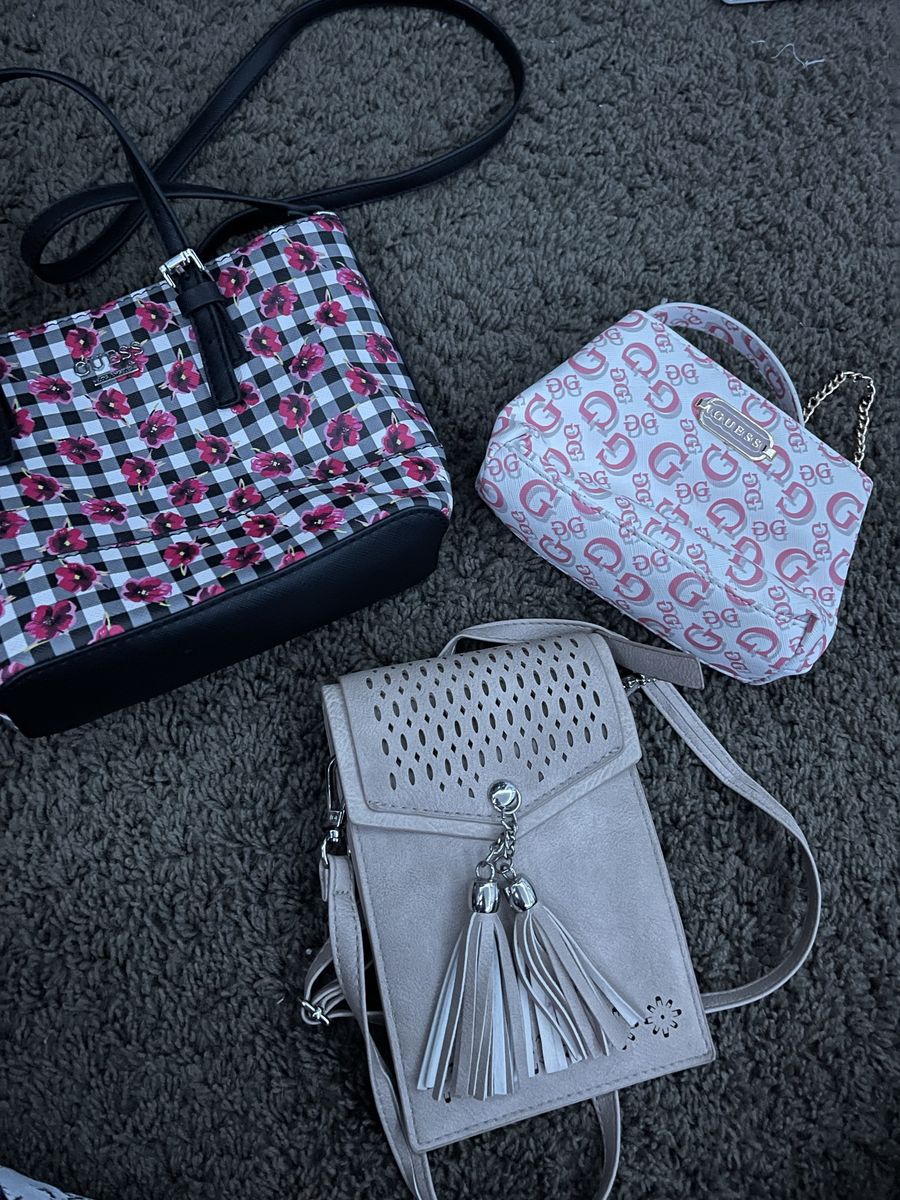 Guess and Assorted Handbags - Lot of 3 Crossbody Bags