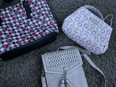 Guess and Assorted Handbags - Lot of 3 Crossbody Bags