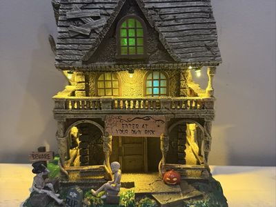 Halloween Light-Up Animated Musical Haunted House