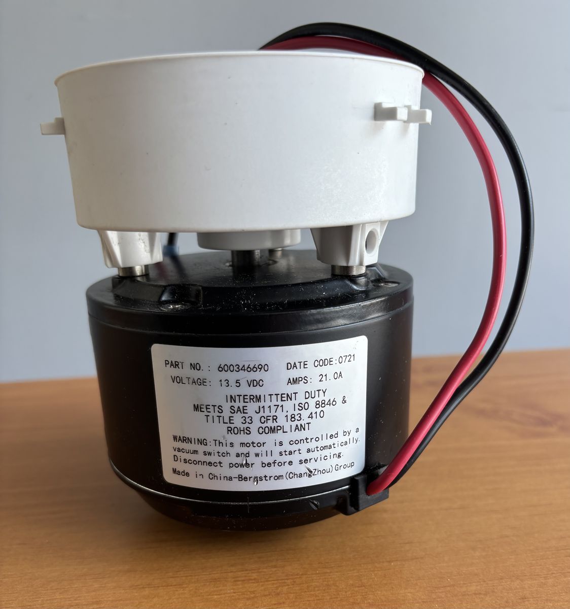 New Motor for Dometic Macerator Toilet