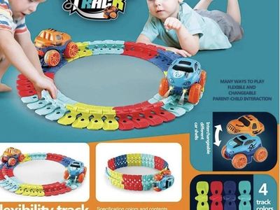 Fun car tracks or kids fidget sensory connectors