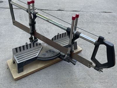 Vintage Jorgensen Manual Miter Saw - Hand Tool for Precision Cuts