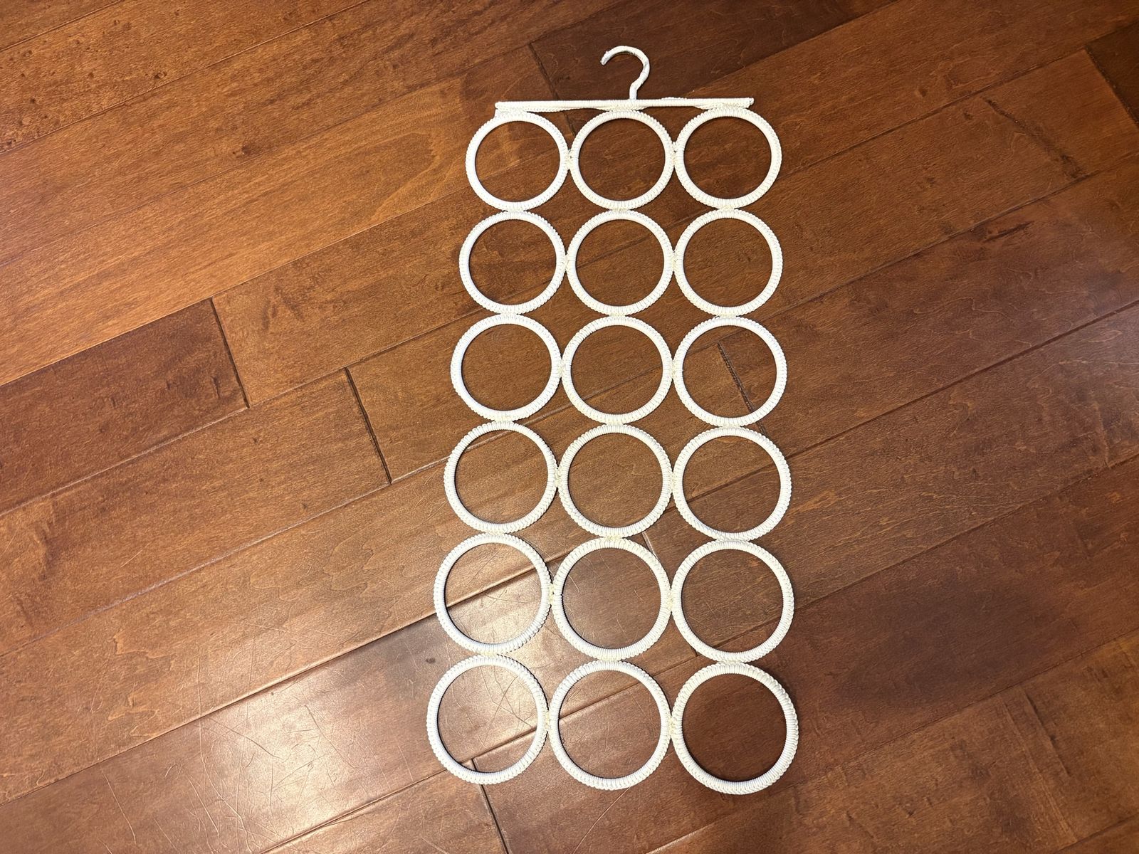 White Scarf or Belt Hanger