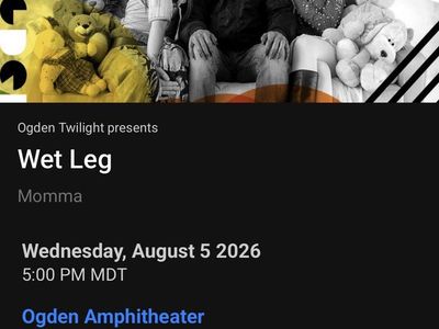 Ogden Twilight Wet Leg Tickets - Sold Out Show