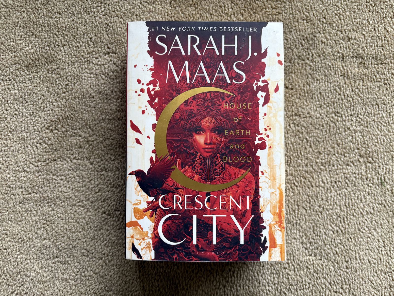 Crescent City: House of Earth and Blood, by Sarah J. Maas (paperback)