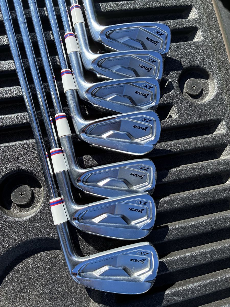 Srixon ZX7 mkii irons, 5-pw, x100, excellent cond!