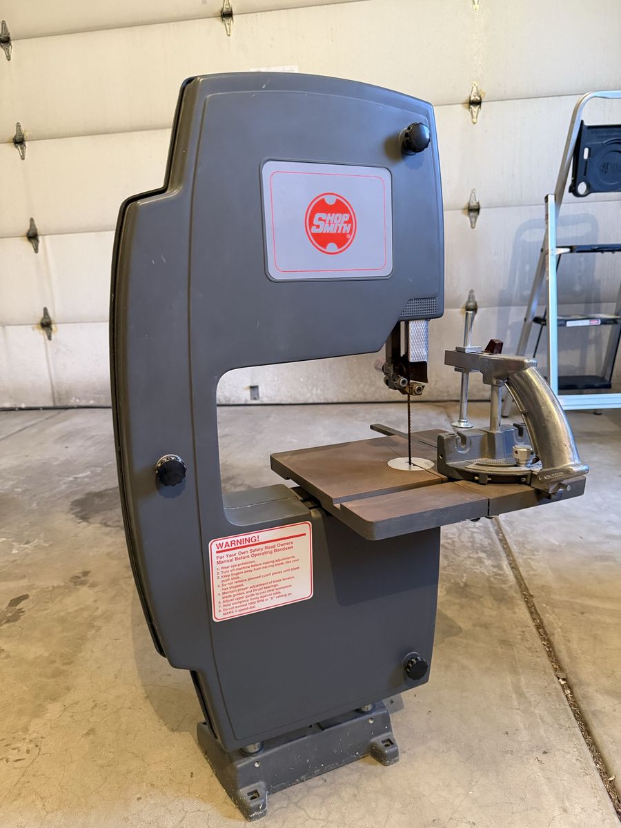 Shop Smith Band Saw - Gray Industrial Woodworking Tool