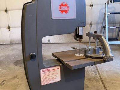 Shop Smith Band Saw - Gray Industrial Woodworking Tool