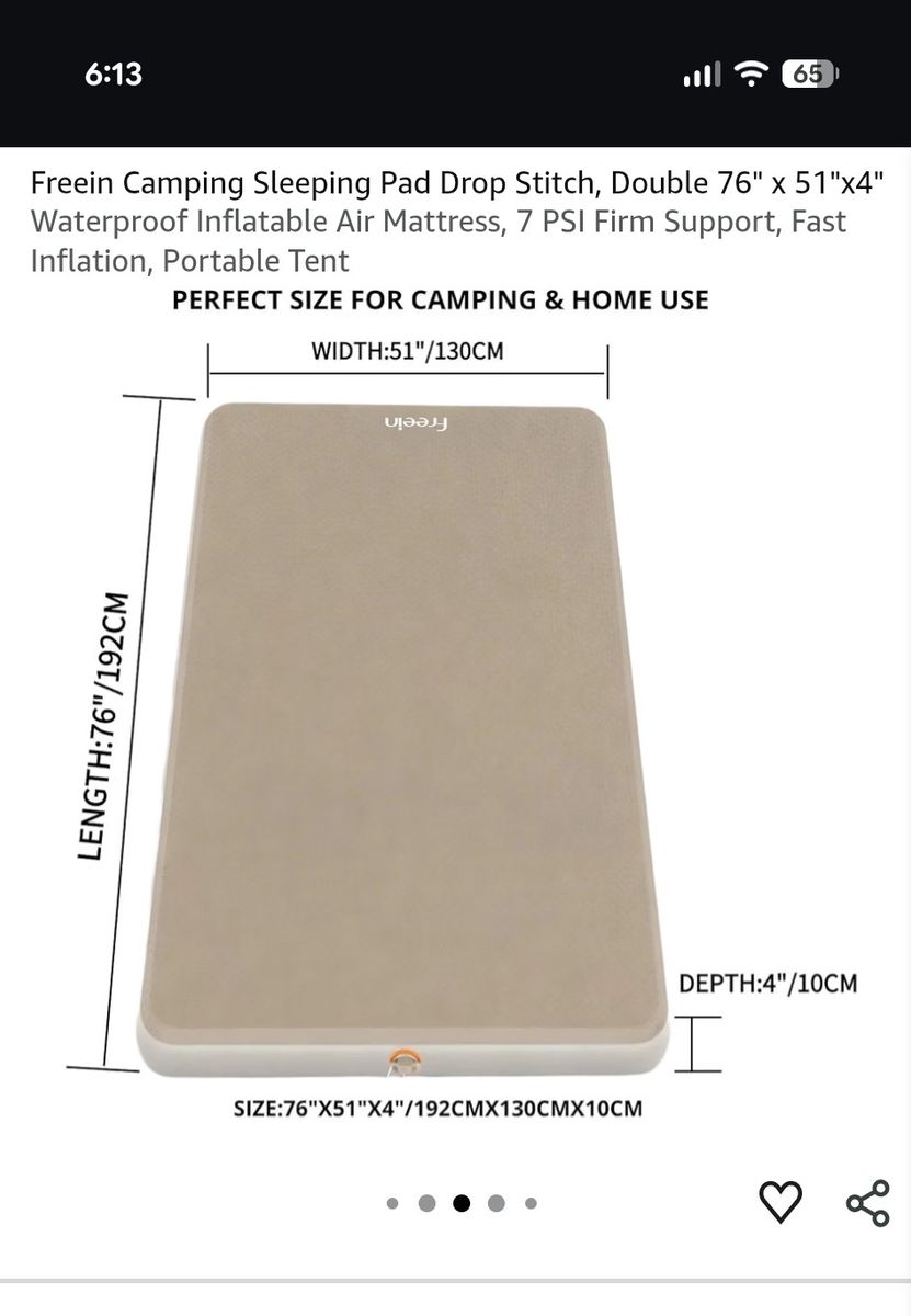 Sleeping pad - Full size