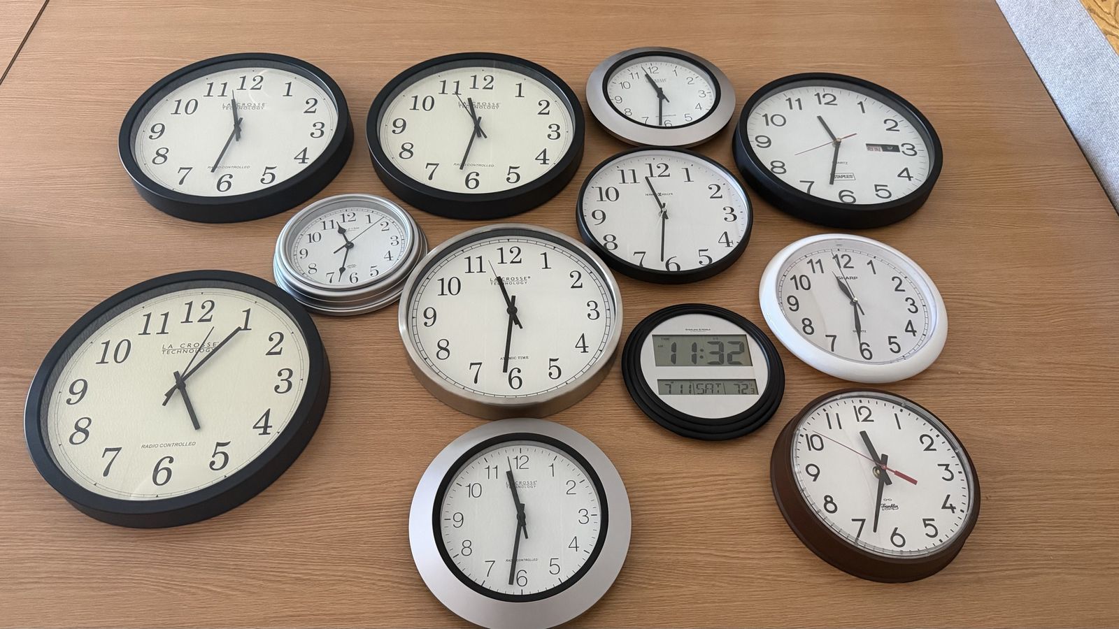 Misc. Wall Clocks $5-$10 - Used by Skyline High Seminary - Must Go by 3 pm on 7/14/26