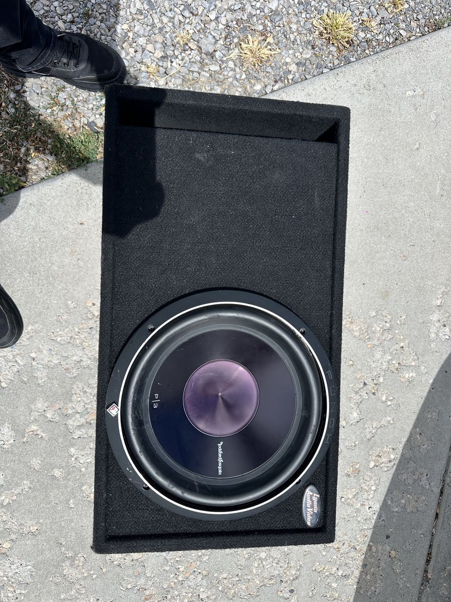 Rockford Fosgate PUNCH P3 12" Subwoofer in Custom Ported Box - Lynn's Audio Video