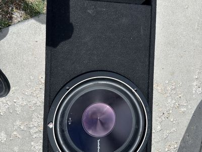 Rockford Fosgate PUNCH P3 12" Subwoofer in Custom Ported Box - Lynn's Audio Video
