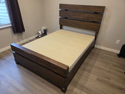 Full Bed Frame and Box-Spring