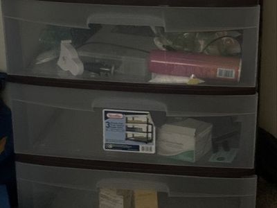 Sterilite 3-Drawer Plastic Storage Cart