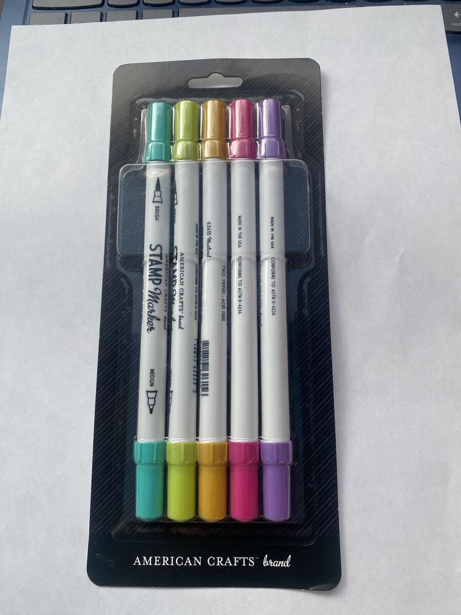 Lot of 24 pckgs of Markers Double Tip American Crafts Unopened