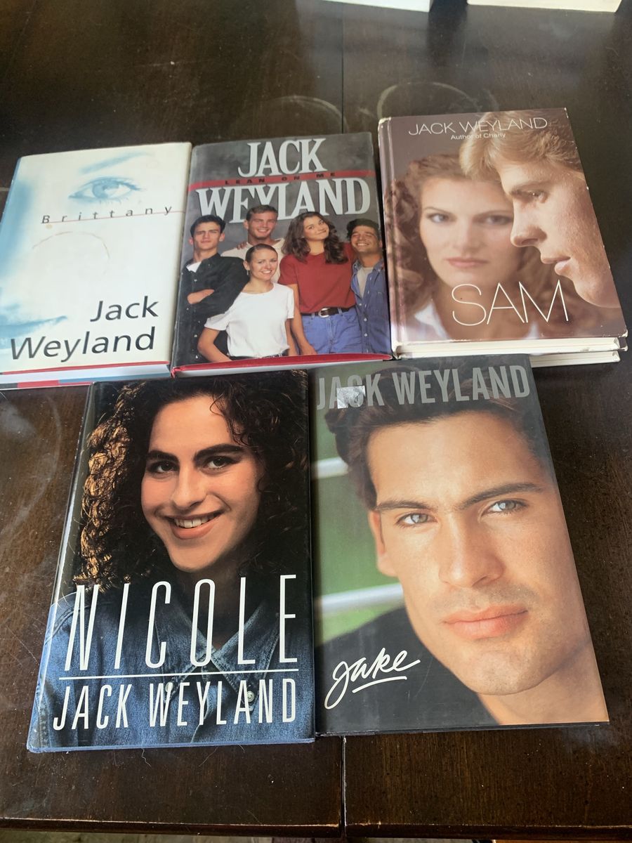 Jack Weyland Teen Novels - Brittany, Lean on Me, Sam, Nicole, Jake - 5 Book Lot