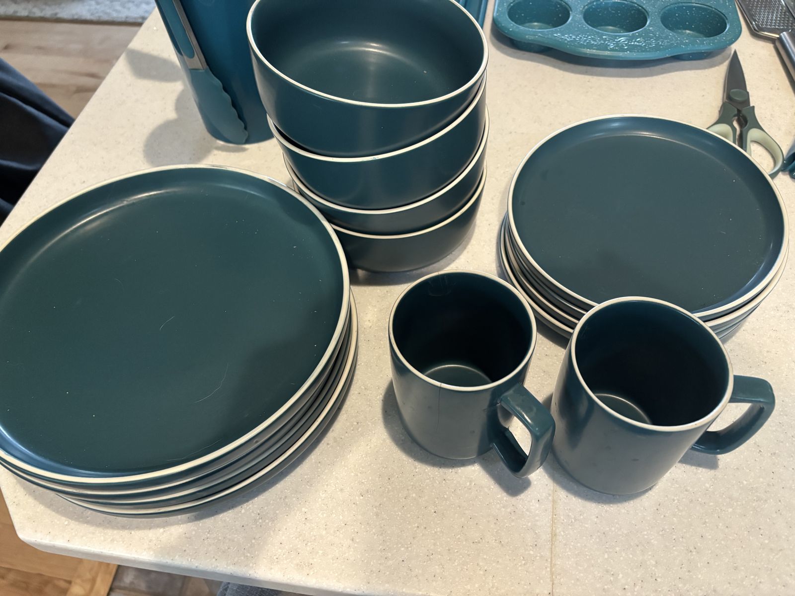 AmorArc Ceramic Dinnerware Sets for 4  $66.45