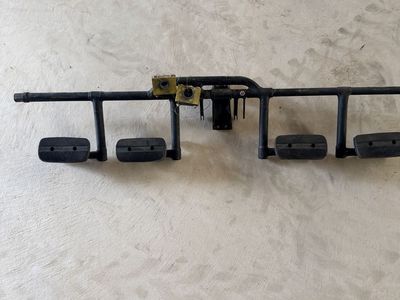 Piper rudder pedals with bar.