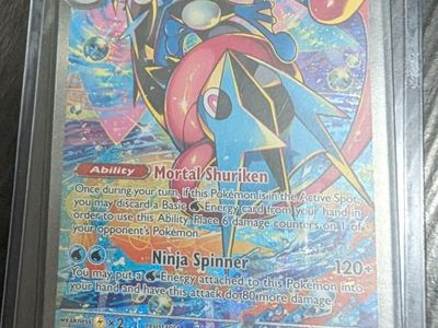 Pokemon TCG Mega Greninja EX 116/086 Full Art Chaos Rising Pre-Release