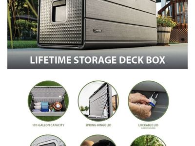 Lifetime Storage Deck Box from Costco