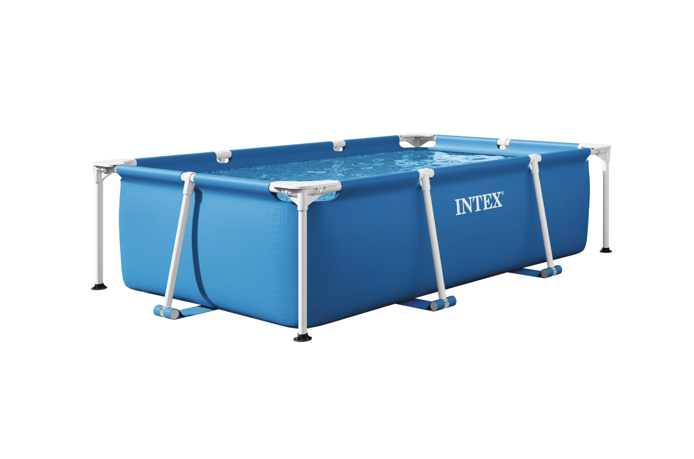NEW Intex 7.2' x 23" Rectangular Frame Above Ground Outdoor Splash Swimming Pool