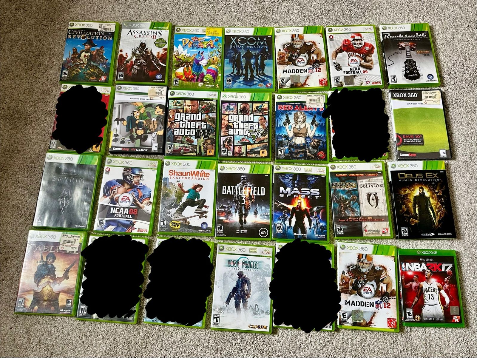 Huge Xbox 360 Game Selection!! Good condition