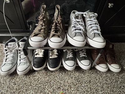 Converse Chuck Taylor All Star Sneaker Lot - High & Low Top Bundle - Size US Men 7.5 / Women 8.5