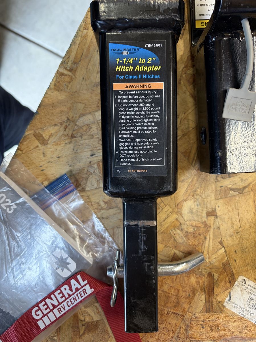 HAUL-MASTER 1-1/4 in. to 2 in. Hitch Adapter