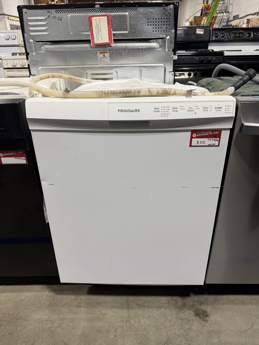 BEST PRICES AROUND! FRIGIDAIRE WHITE DISHWASHER