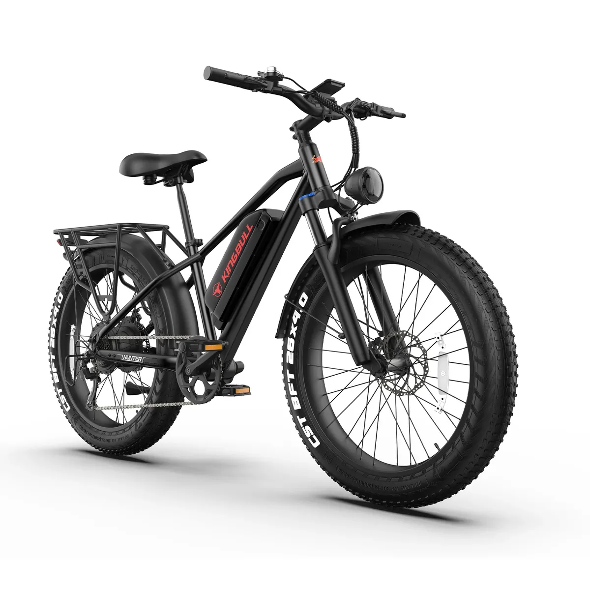 Kingbull Hunter 2.0S Mountain Fat Tire Electric Bike high-capacity 18Ah battery, up to 80 Range