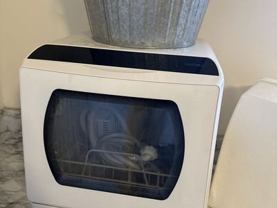 Countertop Dishwasher White Portable Compact Dishwasher