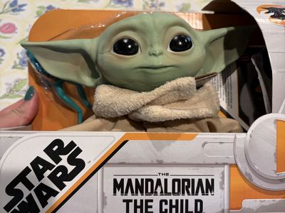 Baby Yoda talking plush toy 