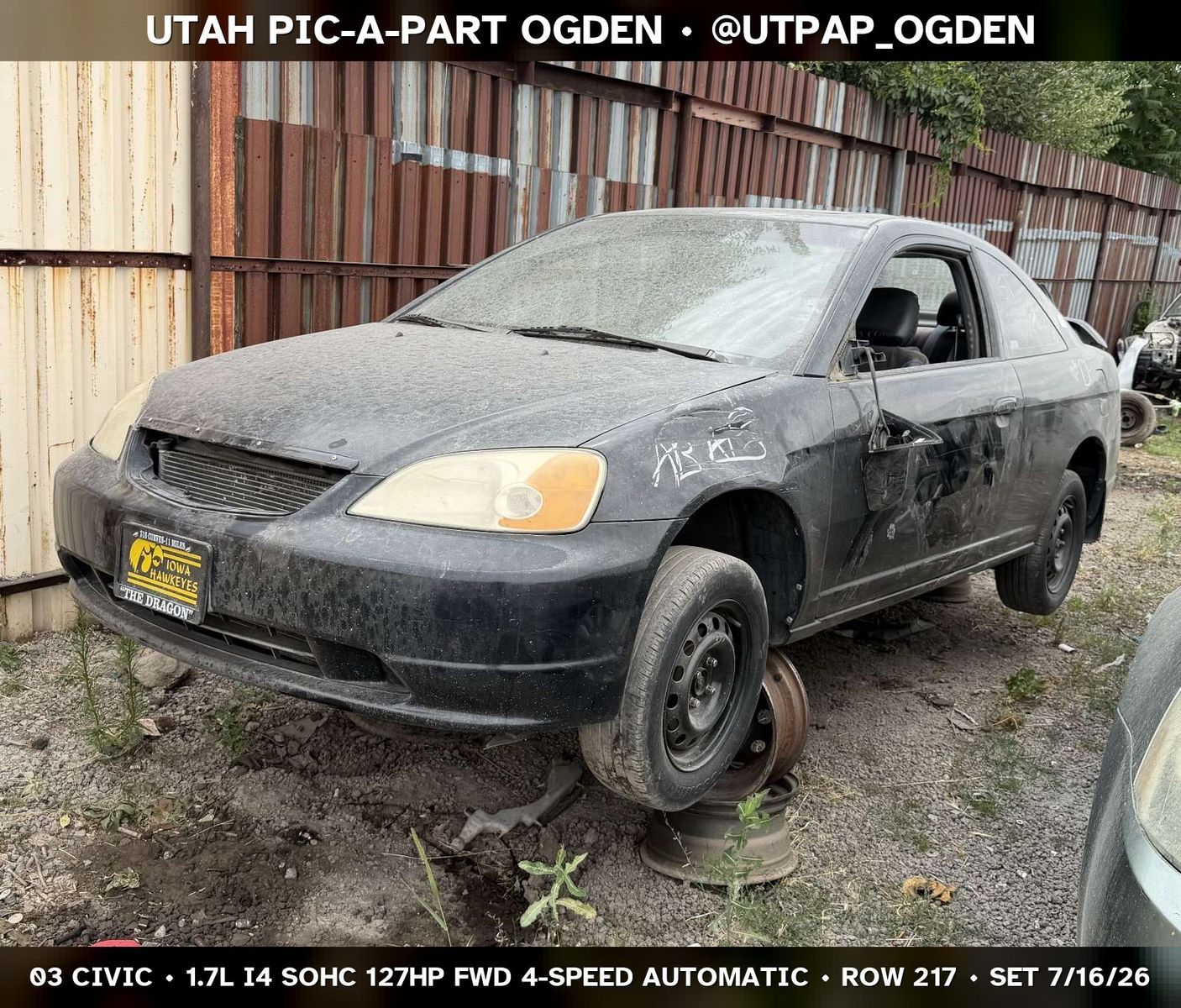 2003 Honda Civic Parts - UTPAP Ogden