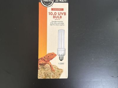 Thrive Desert 10.0 UVB Ampoule Bulb, 23 Watt - Essential Light for Desert Reptiles