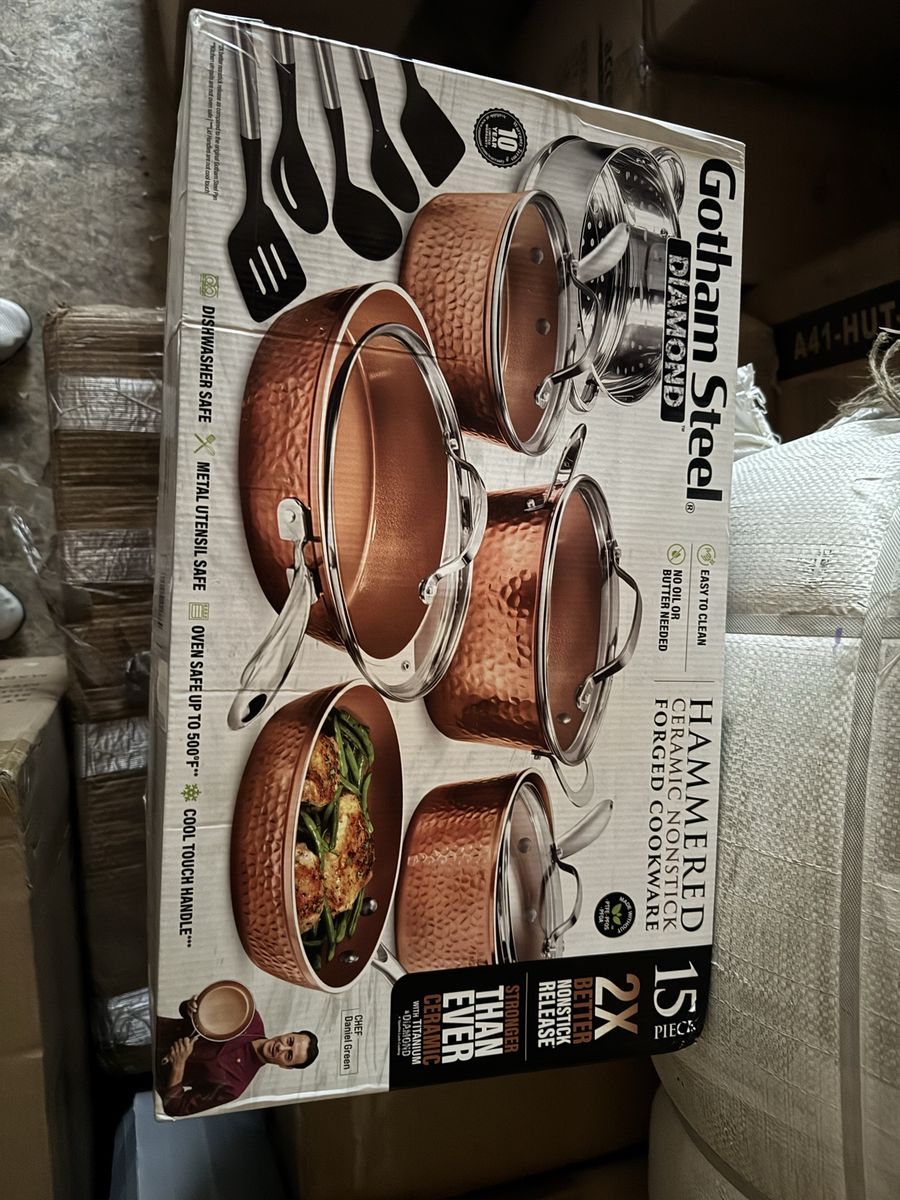 Gotham steel diamond 15 piece cook set