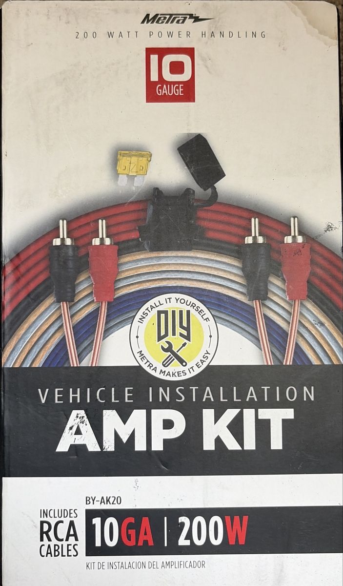 Metra 10 Gauge Amp Wiring Kit – NEW (BY-AK20)
