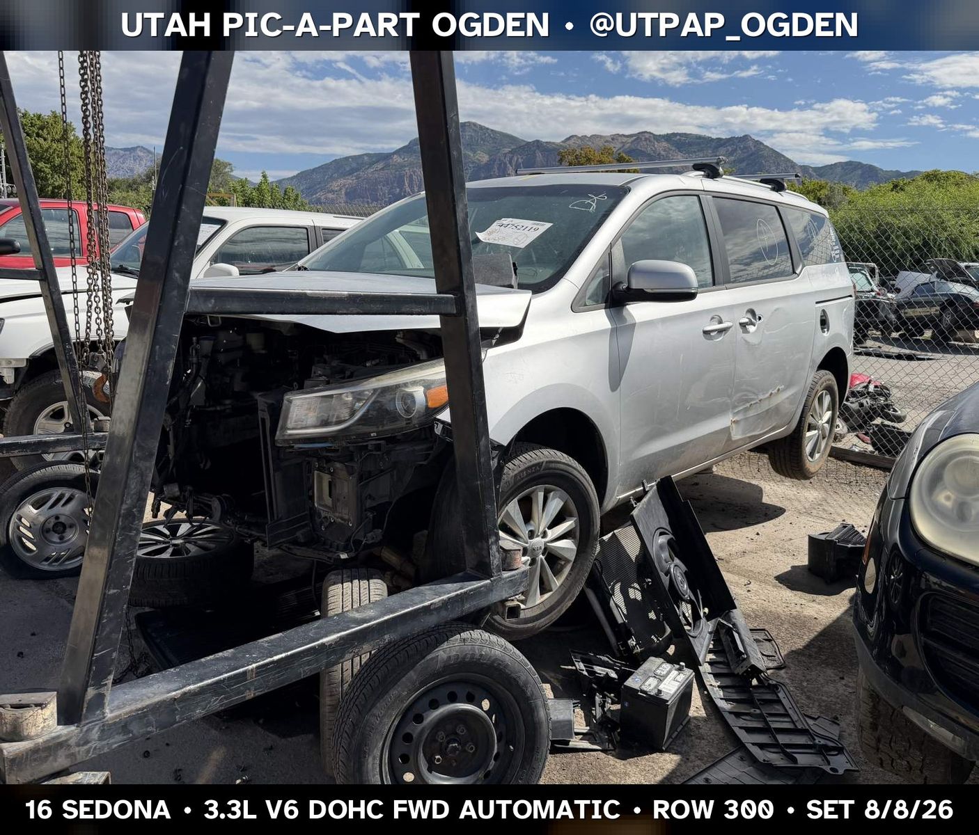 2016 Kia Sedona Parts - UTPAP Ogden