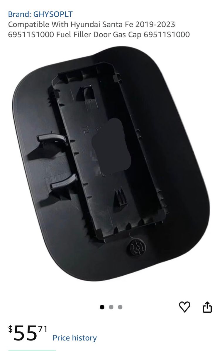 Fuel Filler Door Gas Cap 69511S1000 for Hyundai Santa Fe 2019-2023