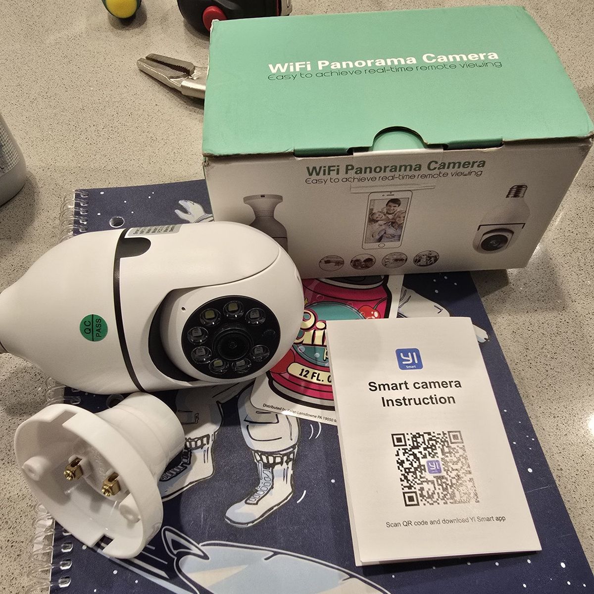 Camera lightbulb 360°