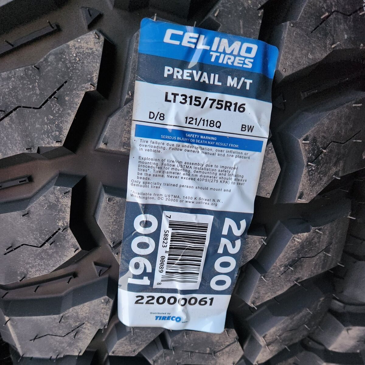 315/75r16 celimo prevail mt