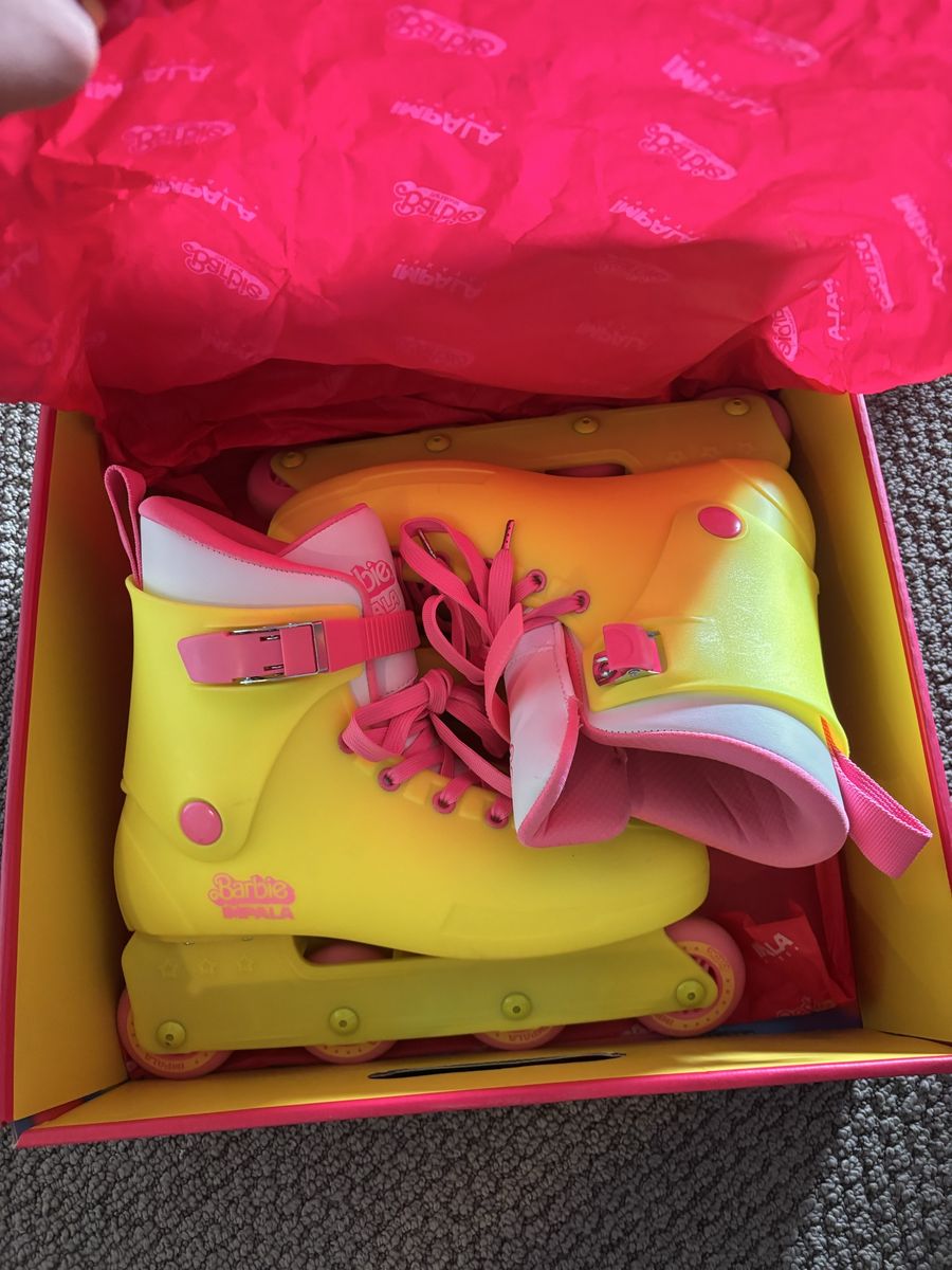 Barbie roller blades!