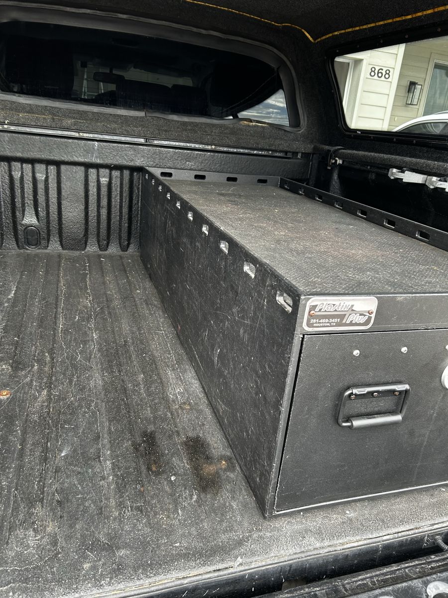 Truck Bed Storage System - Secure, Weather-Resistant Organizer.