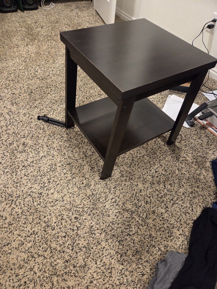 Black nightstand