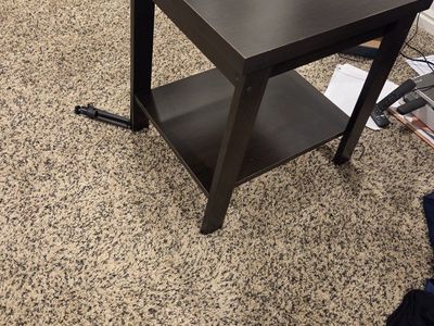 Black nightstand